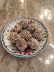 My daughter and i enjoyed eating these tasty Orange Almond Balls with added touch of coconut flakes on top. Thanks for sharing the recipe! -Anna